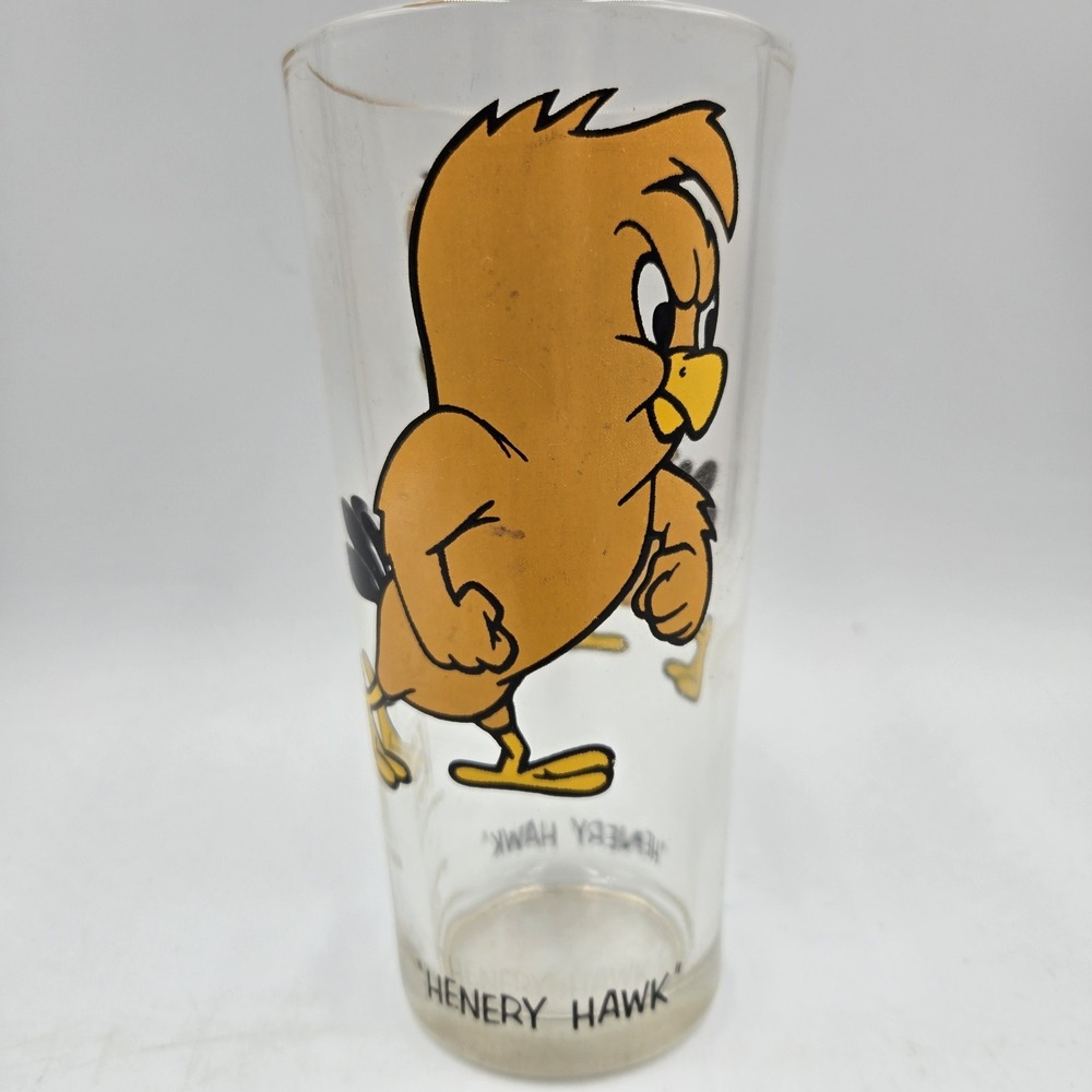 *RARE* Vintage 1973 "Henry Hawk" Pepsi Collector Series Glass Cup